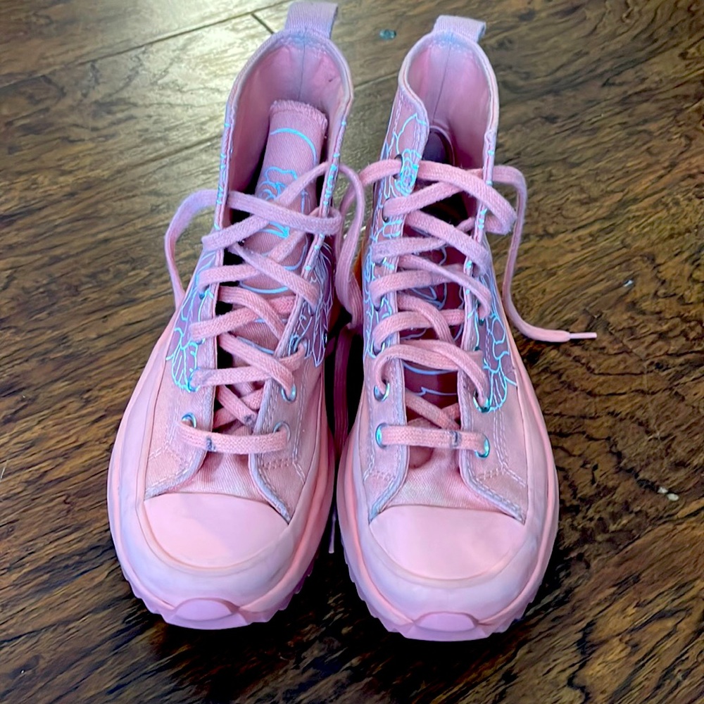 Converse Run Star Hike Natasha Cloud Floral Pink